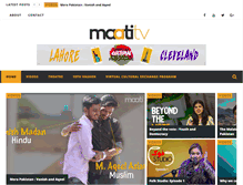 Tablet Screenshot of maatitv.com